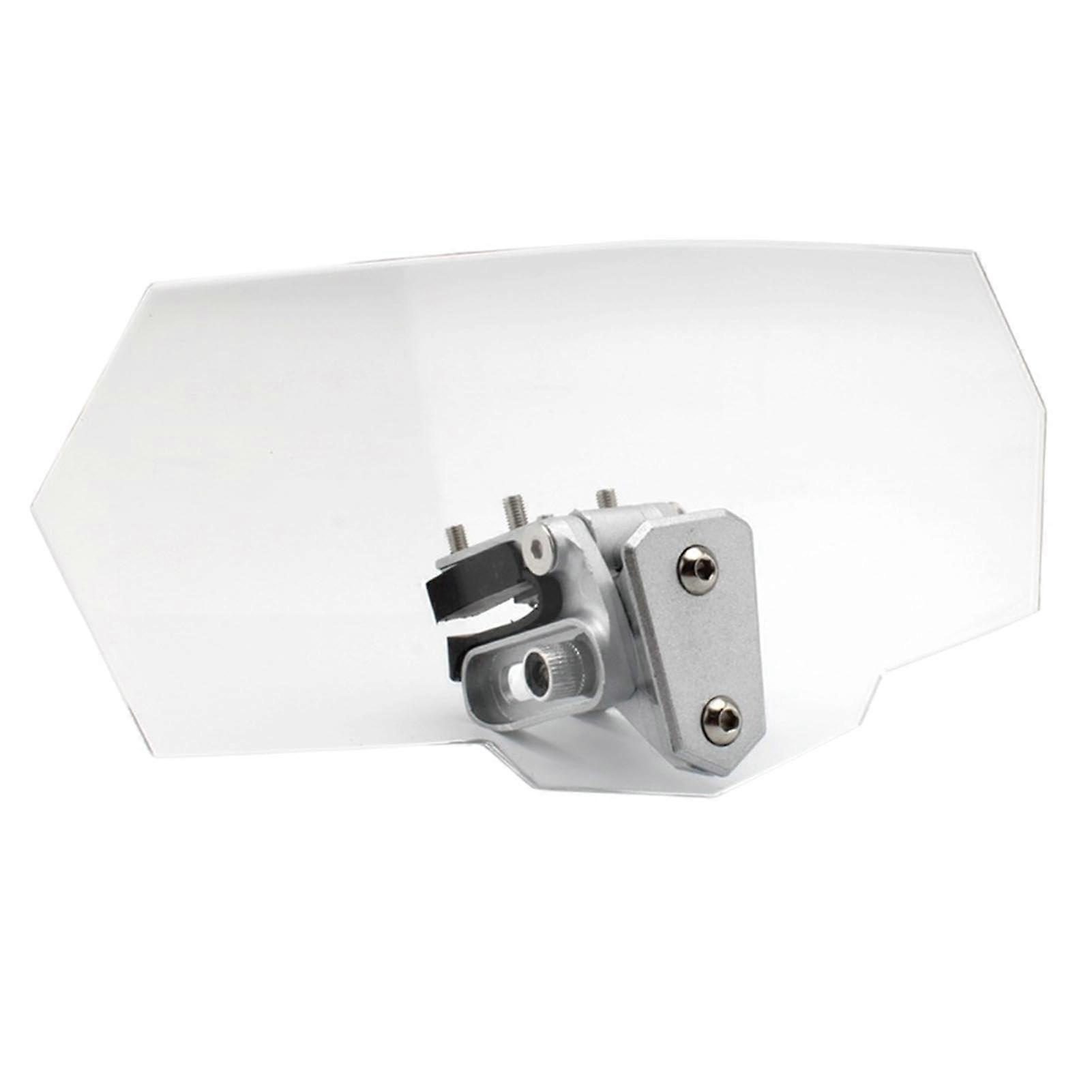 Motorcycle Wind Screen Adjustable Clip Windscreen Extension  Universal Transparent Deflector For Motorcycle