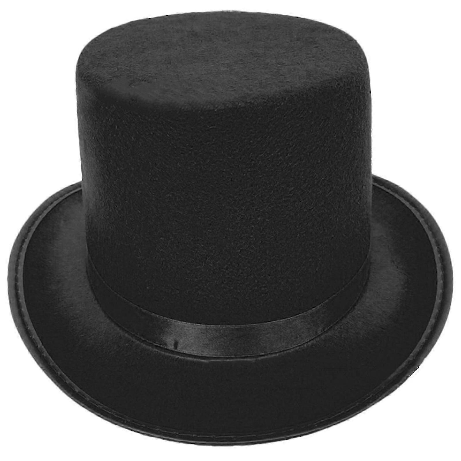 Accessoire de costume haut-de-forme classique pour magiciens, quilleurs, Halloween, cosplay, spectacles sur scène, jaune, taille S - FKB