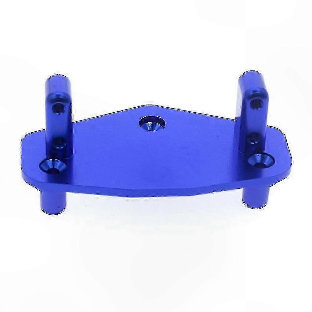 Blue Metal Steering Servo Mount Bracket Base for RC Vehicles