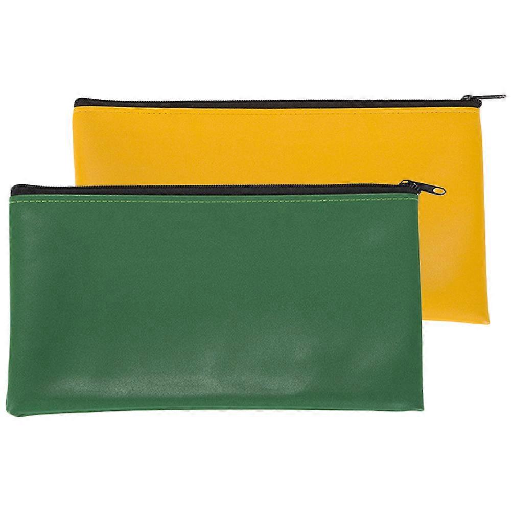 Cash Bag for Storage 6Pcs Portable Zippered Documents File Bags