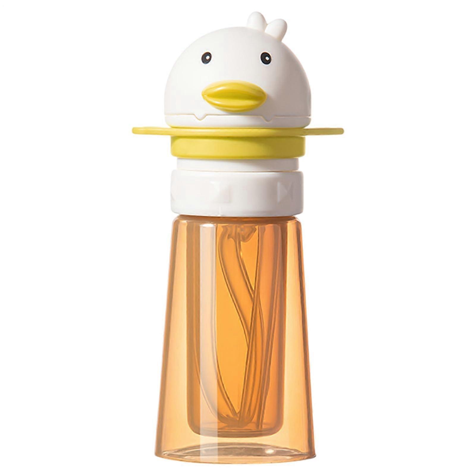 Water Bottle Sippy  AntiSpill Lid, Duck Leakproof  Adapter For Girls, Standard Bottles, Yellow
