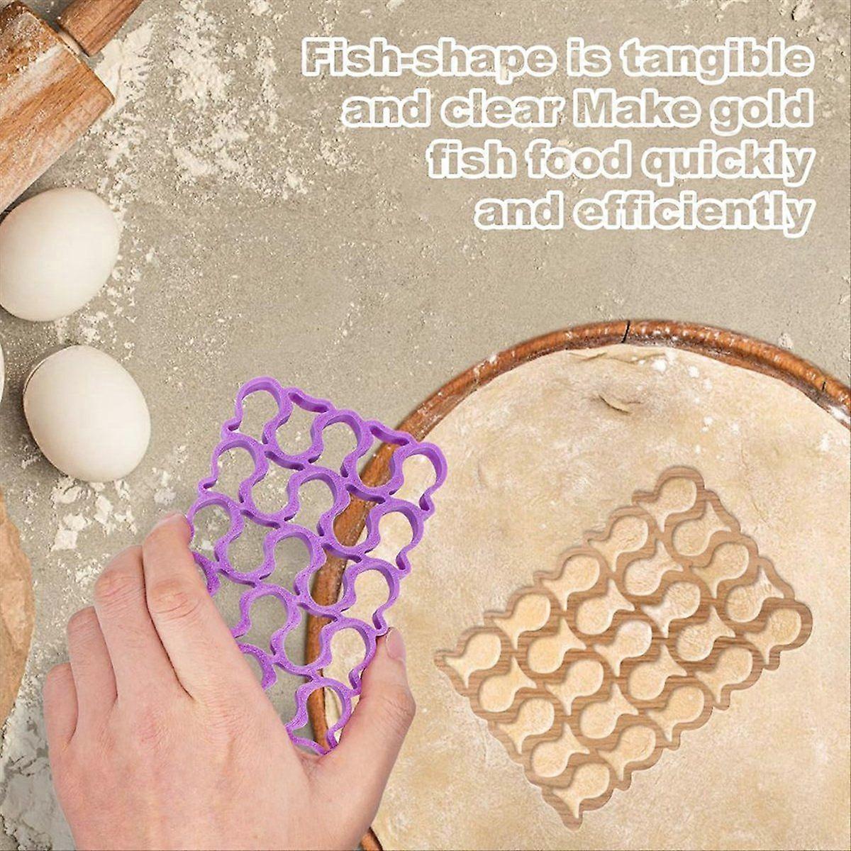 Gold Fish Cracker Cookie Cutter, 25Pcs Mini Fish Biscuit Cutter,B