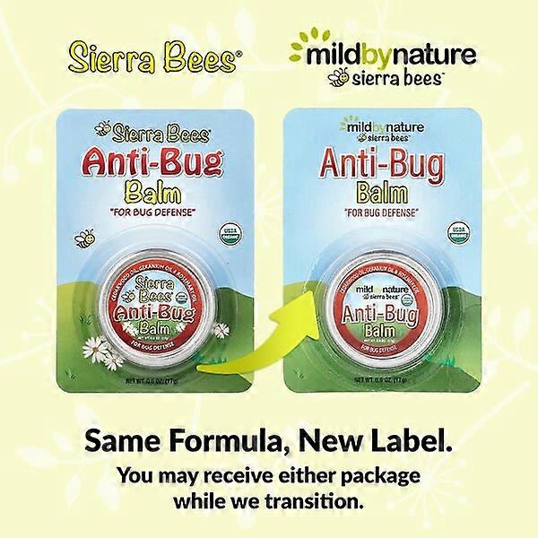 Mild By Nature, Sierra BeesÃÂÃÂ¢ÃÂÃÂÃÂÃÂ¢, Anti-Bug Balm, Cedarwood, Geranium & Rosemary Oil, 0.6 oz (17 g)