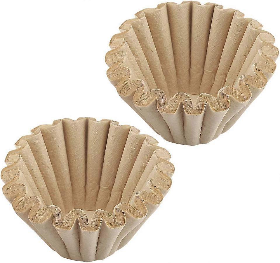 1-4 Cup Basket Coffee Filters, Natural Paper Coffee Filters Disposable Basket Filters, Unbleached Coffee Filter Paper Bulk Coffee Filters, Brown Coff