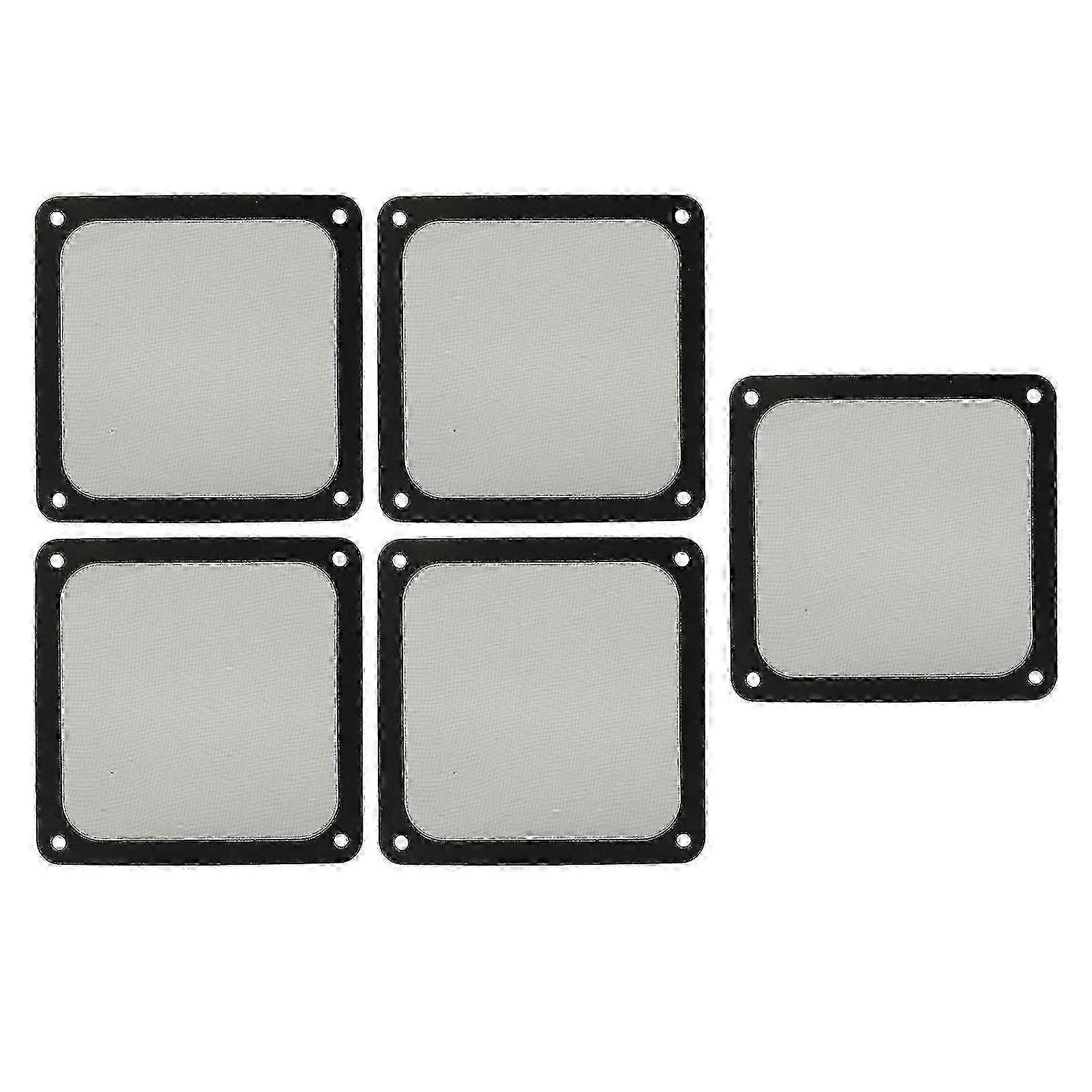 5PCS 120mm Fan Dust Filter - Soft Magnetic Nylon Frame for Computer PC Case & Power Supply Vents Heat Dissipation Filter