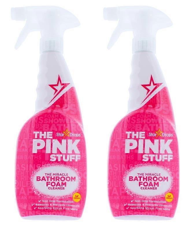 Stardrops The Pink Stuff Badezimmer-Schaumreiniger 750 ml (2er-Pack)