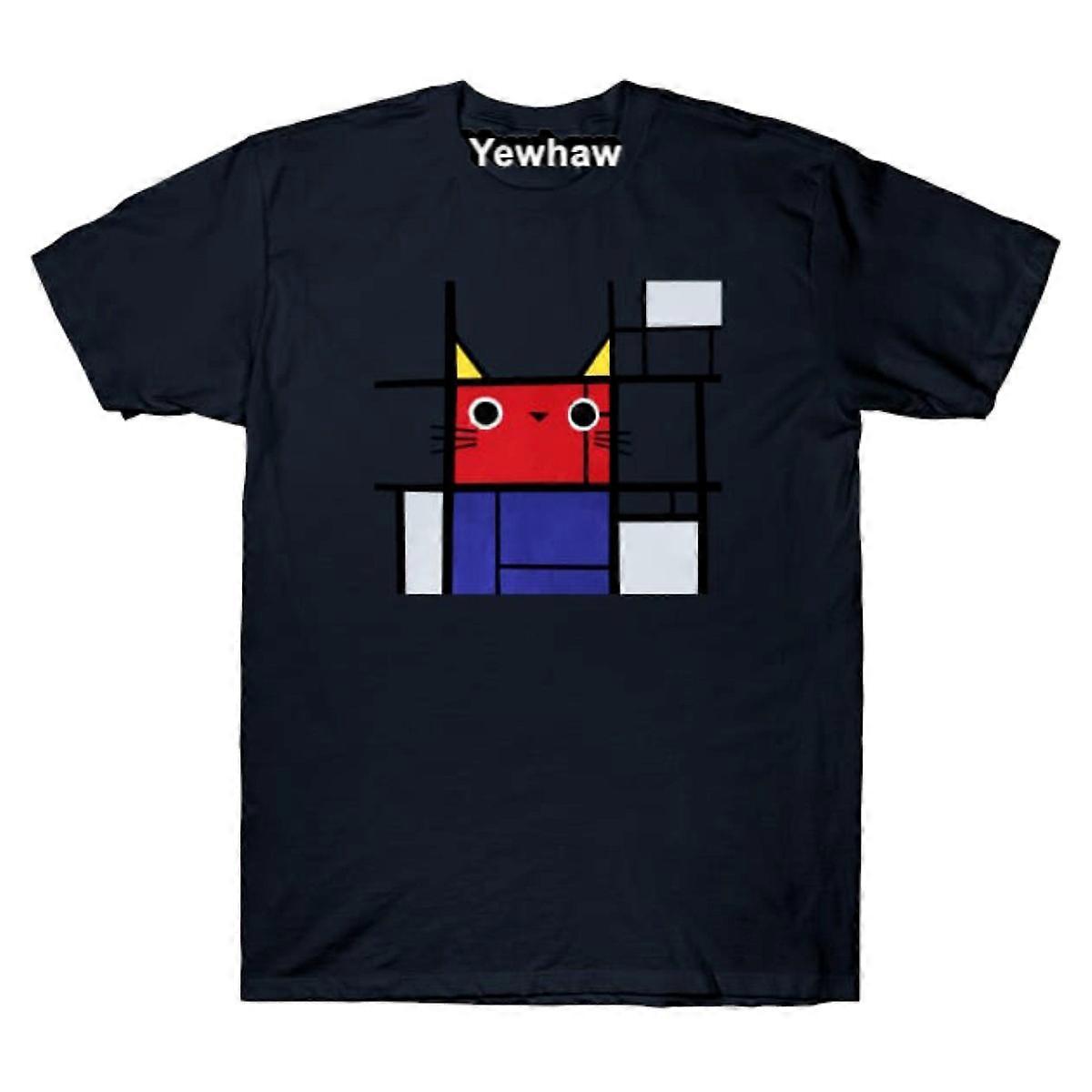 T-shirt chat Mondrian