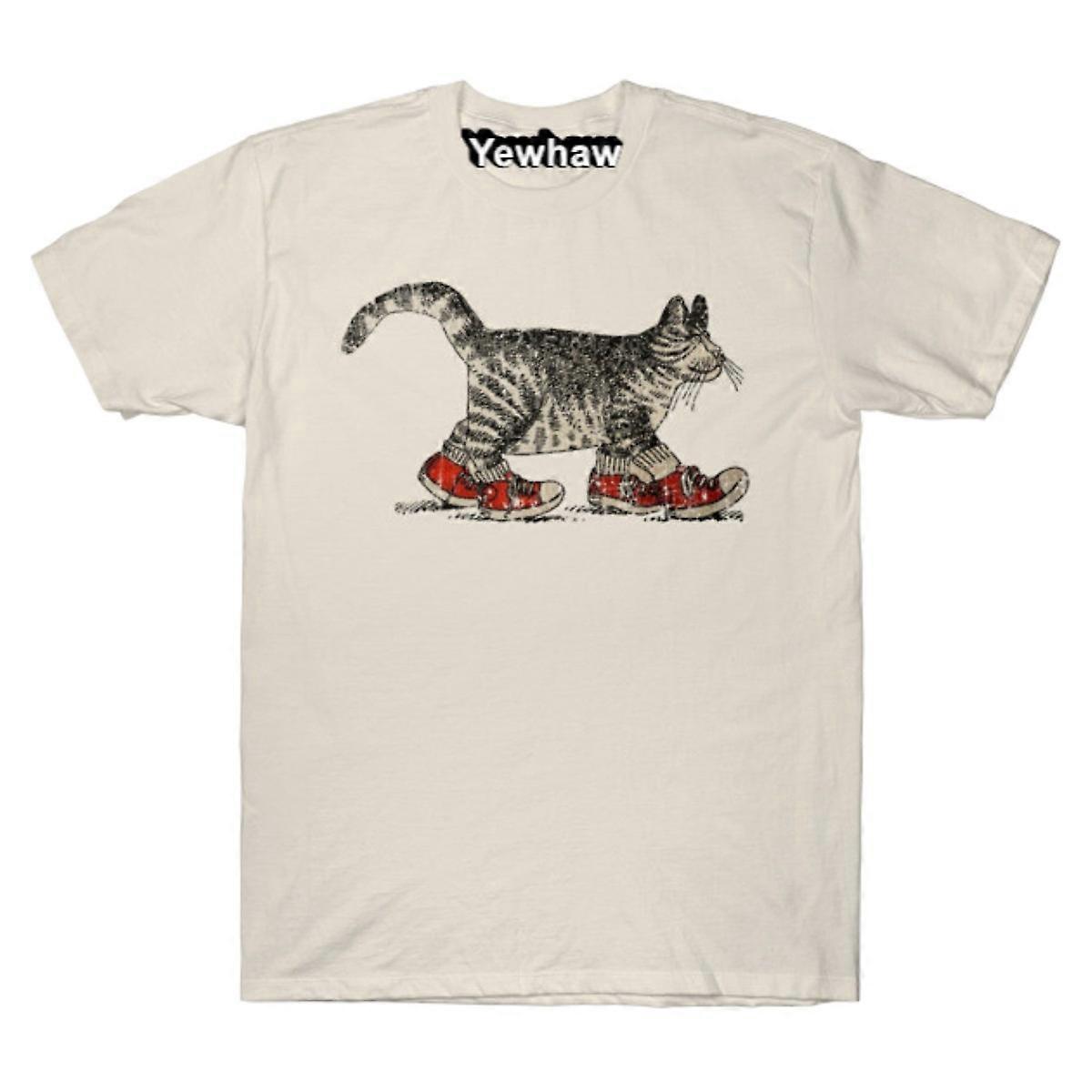 Macska piros tornacipőben 1981-es póló