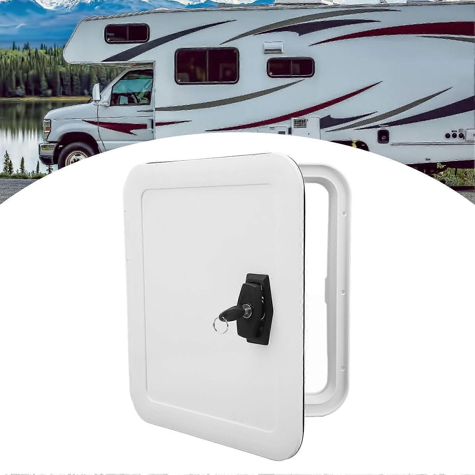 297x350mm Marine Access Hatch Rounded Boat Deck Hatch Access Storage Compartment Hatch for RV Camper 