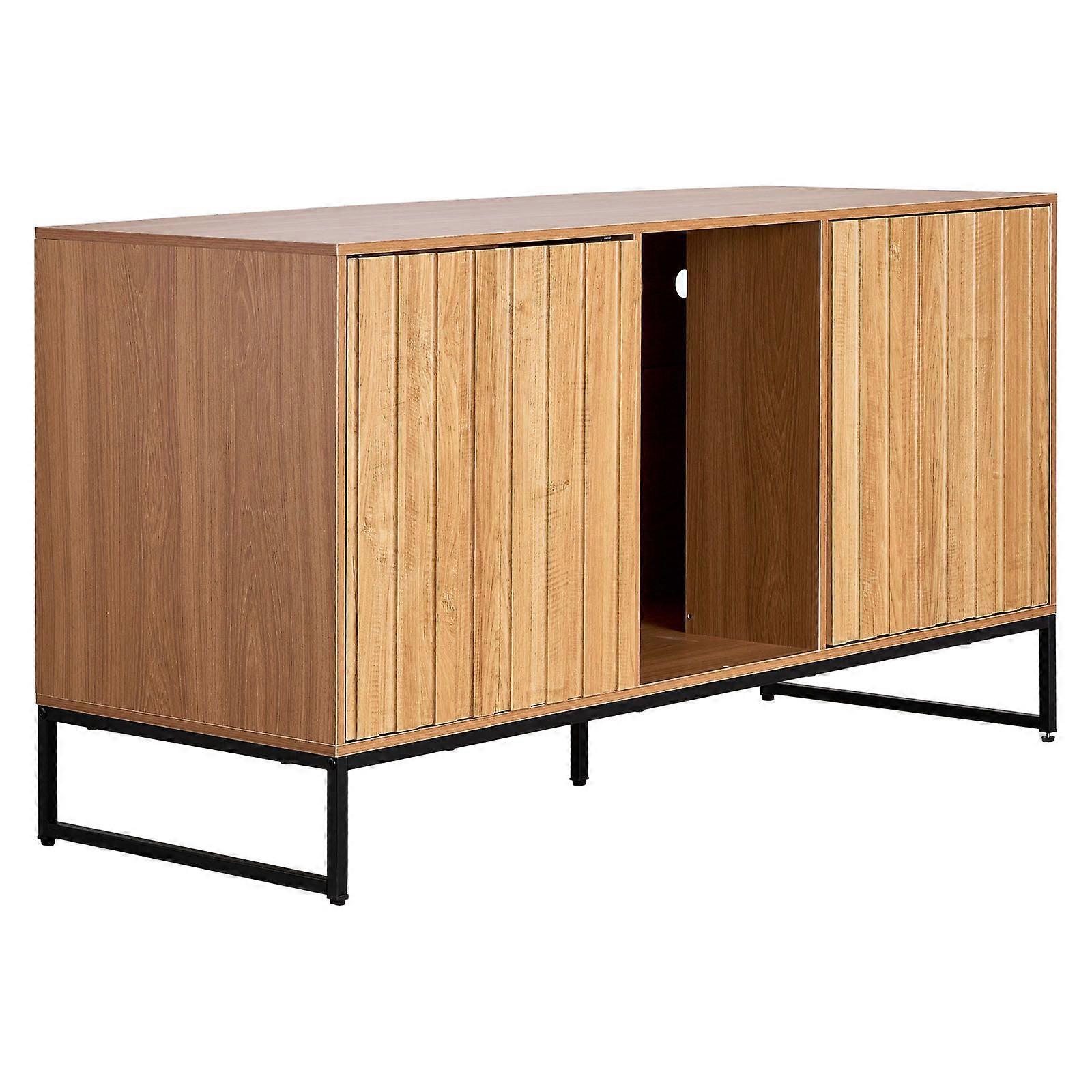 Cat Litter Box Enclosure Furniture, 120 cm Hidden Litter Box Cabinet with Scratch Pad & Storage, Fit Most of Litterbox