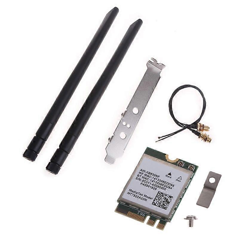 Drahtlose MT7922 NGFF M.2 Schnittstelle WiFi Bluetooth-com Adapter 2400Mbps Wi-Fi