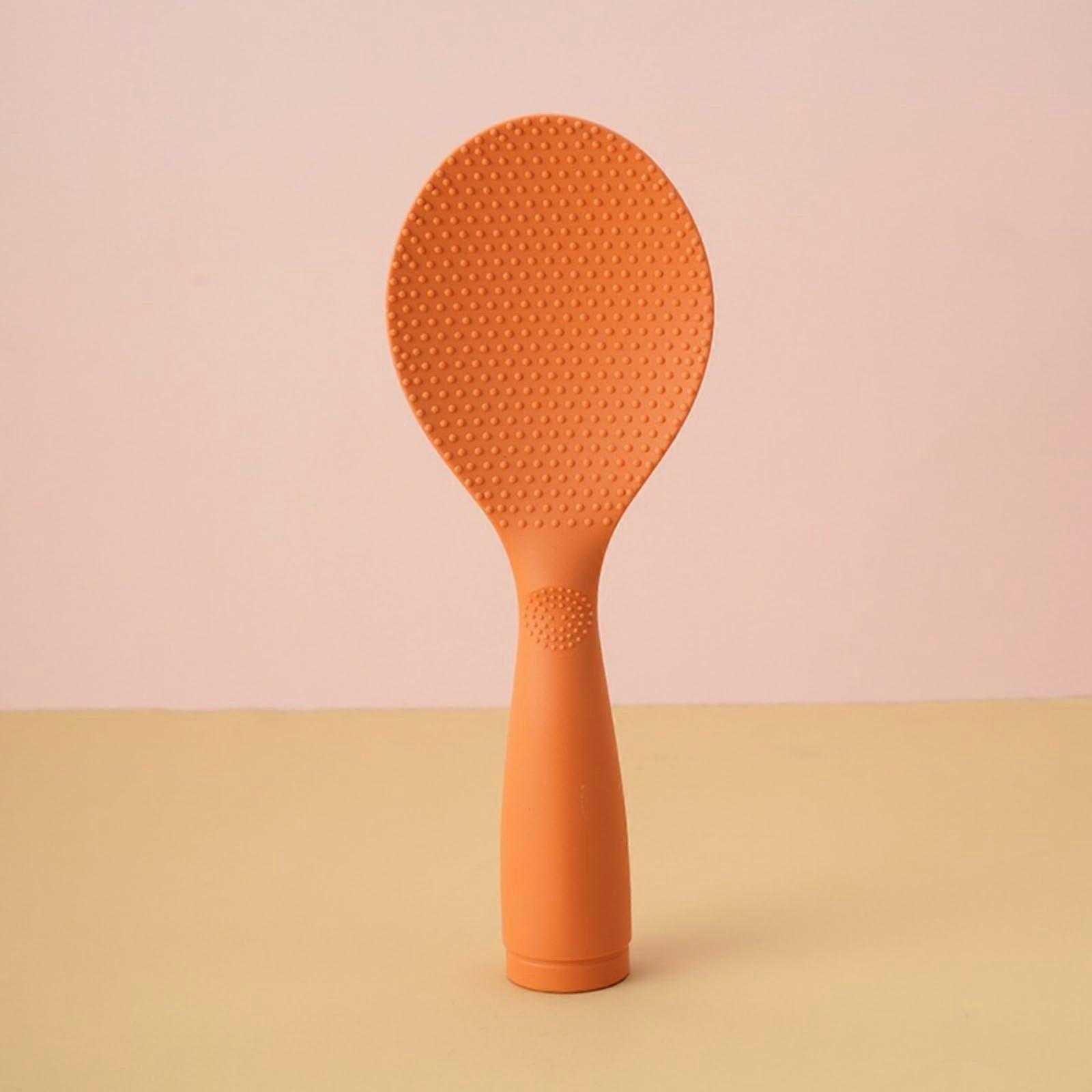Rice Spoon Ring Orange For Household Kitchen Use Ring Design Orange Color
