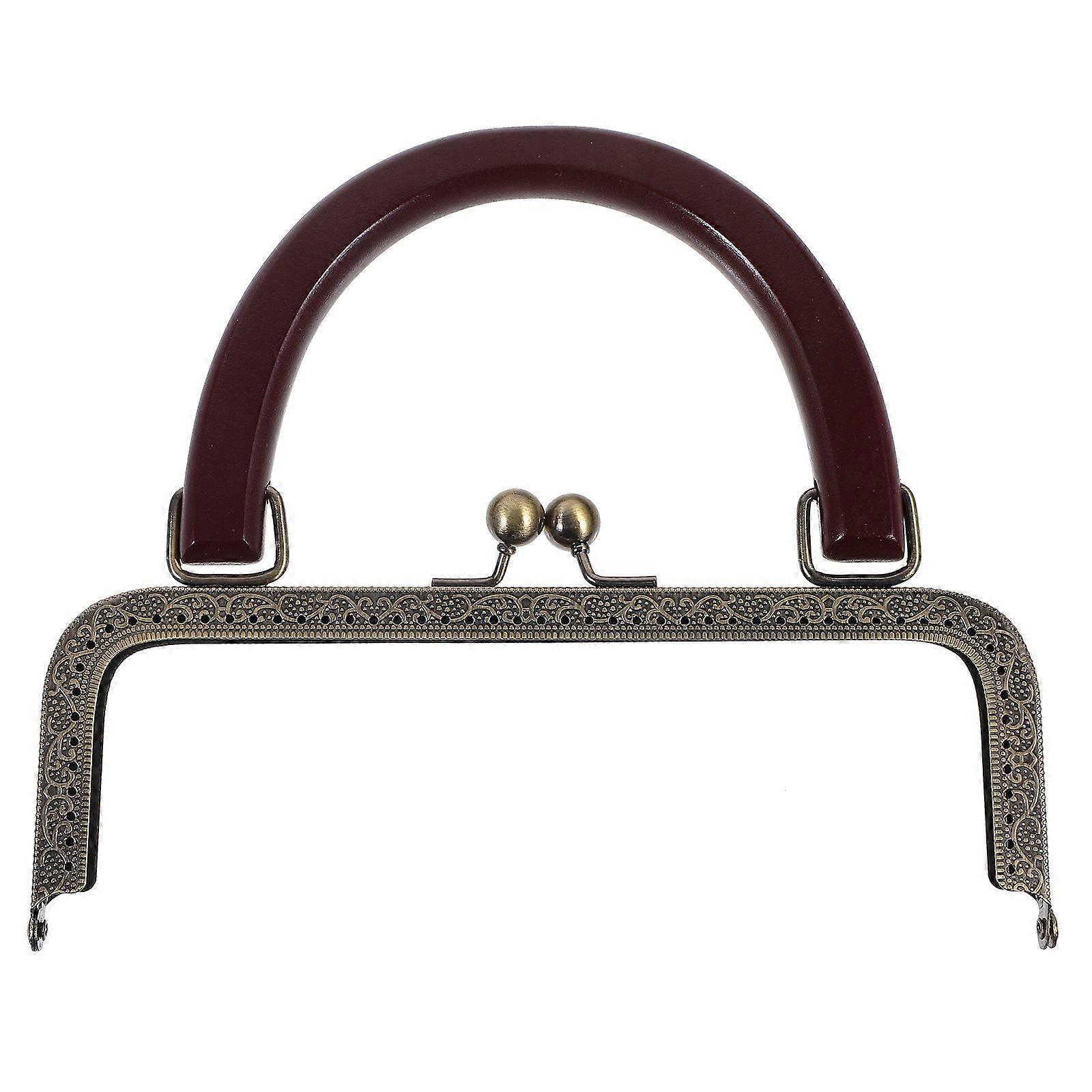 DIY Bag Handle Clasp Retro Metal Clasp Clutch Handle Coin Bag Purse Frame