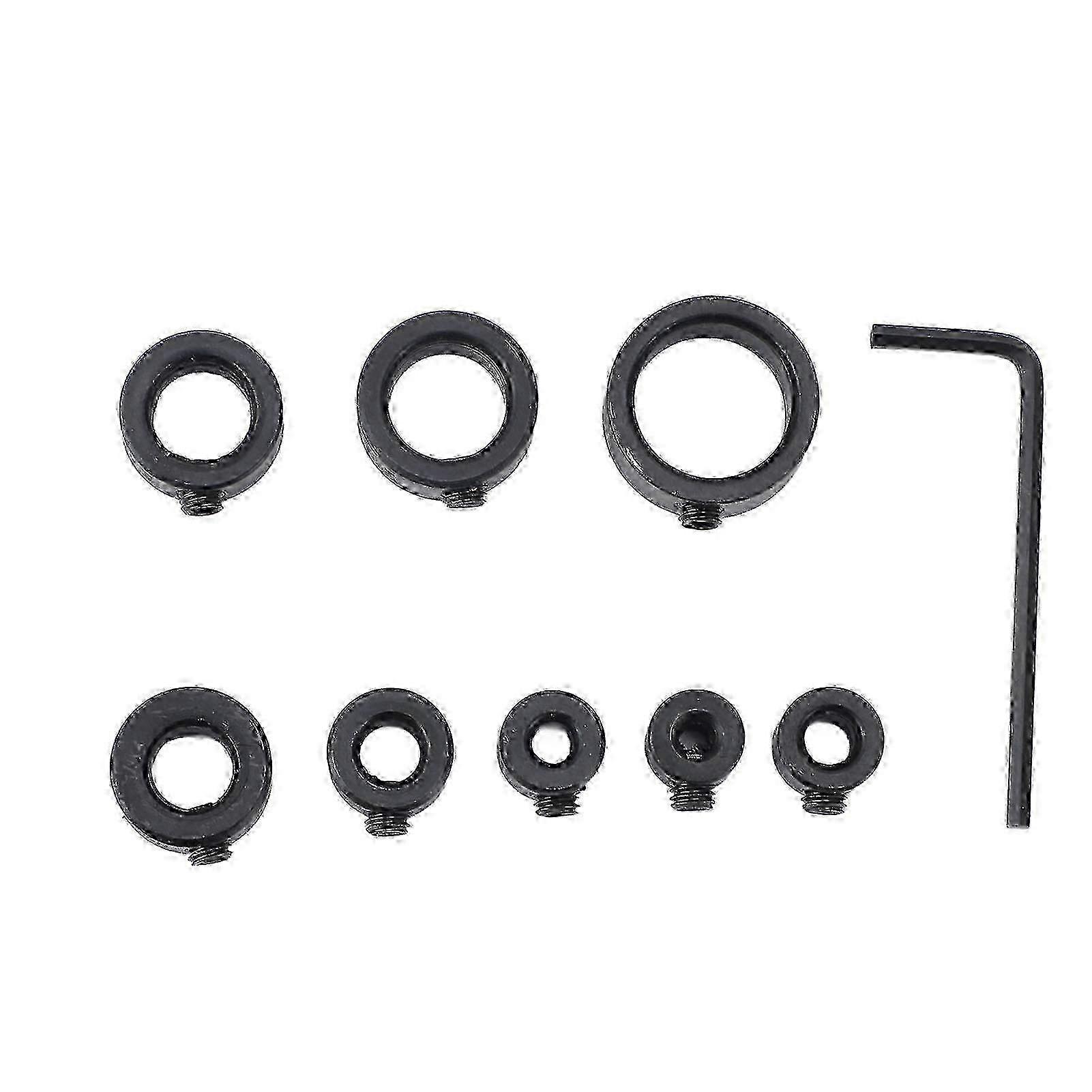 3 To 16mm Carbon Steel Drill Bit Depth Stop Collar, 8 Pcs for Woodworking 2025