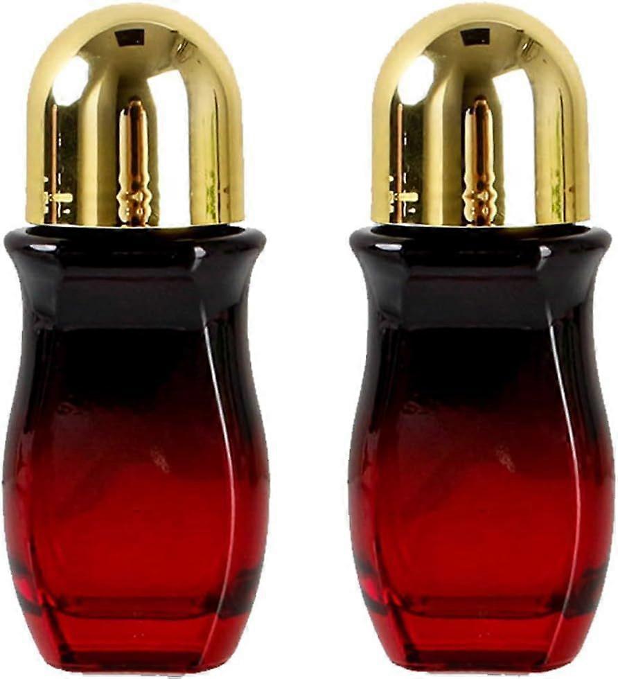 2pcs 50ml Glass Bottle Roller Ball Large Empty Roller Bottles Refillable