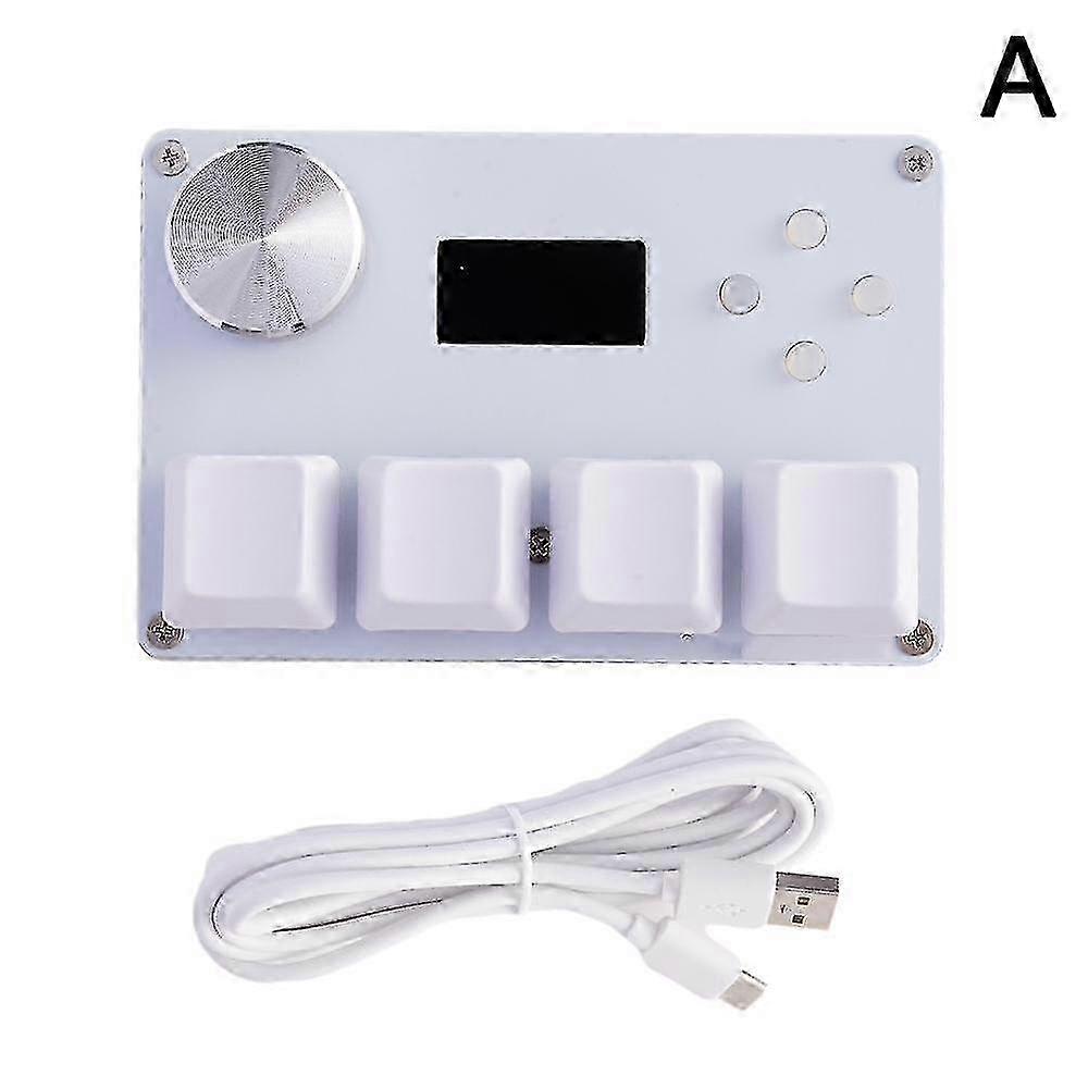 4 Keys Rapid Trigger Magnetic Linear Magnetic Switches Keyboard Knob Screen