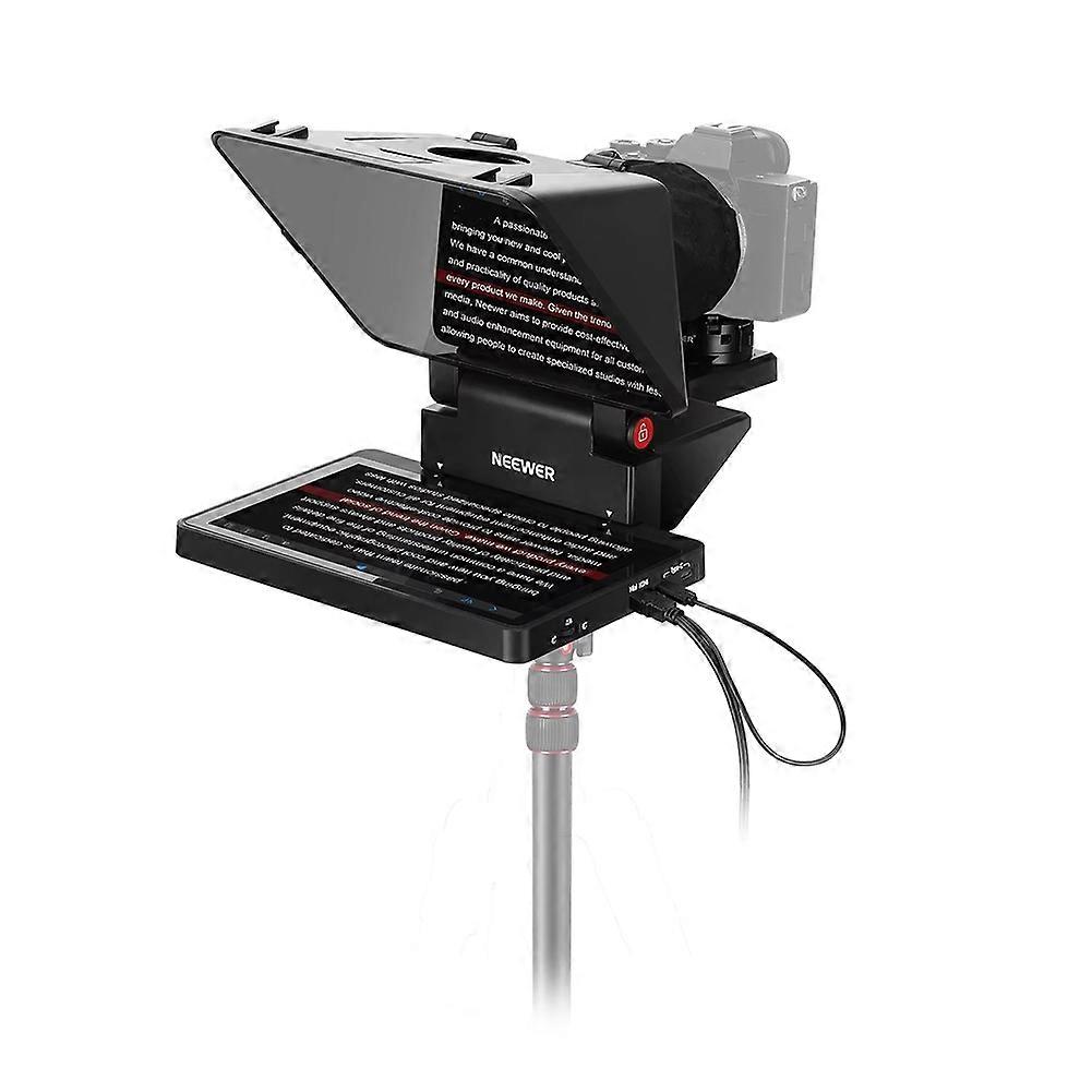 NEEWER X11 Teleprompter 8inch Display Dual-Use for Mobile Phones & Cameras MicroSD Support for Video Recording & Live Streaming