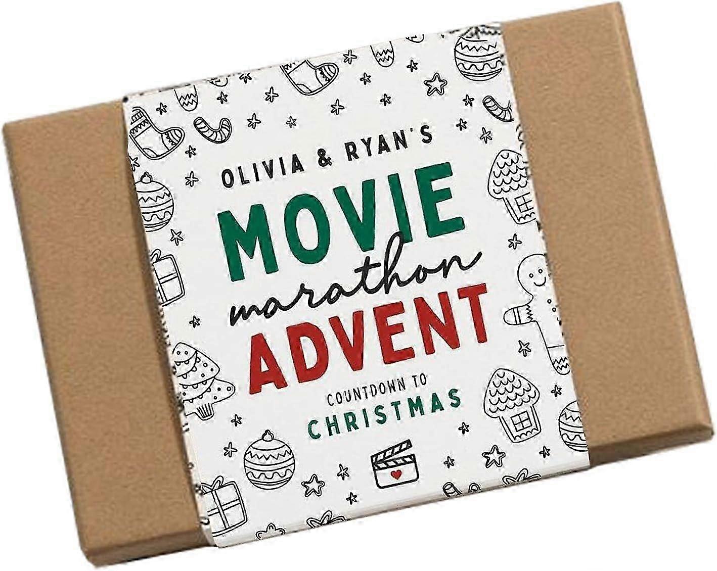 Christmas Countdown Set with Musical Film Advent Calendar Display