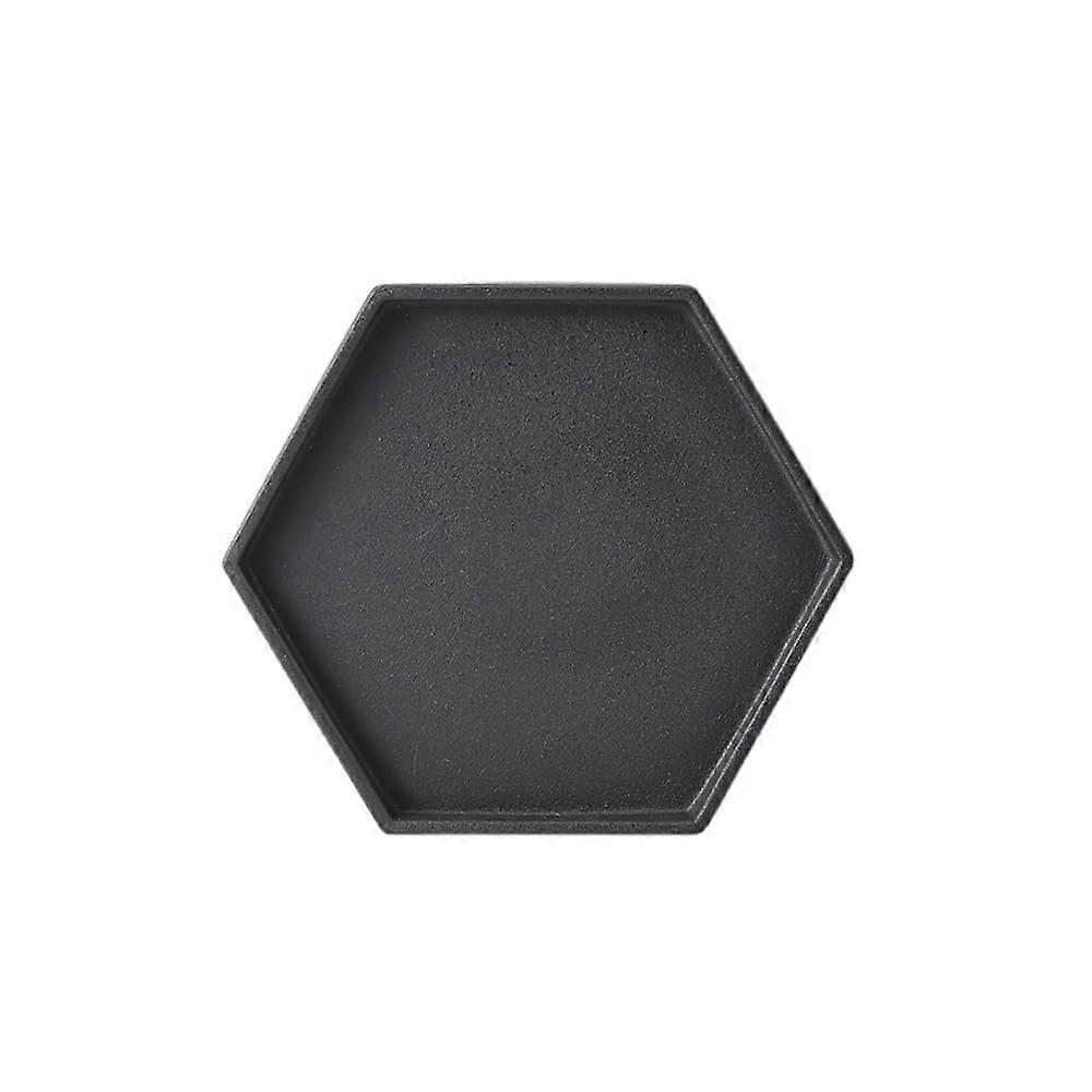 Ceramic Serving Tray Rectangular Decorative Platter for Bathroom Sink, Home and Living Room Decor