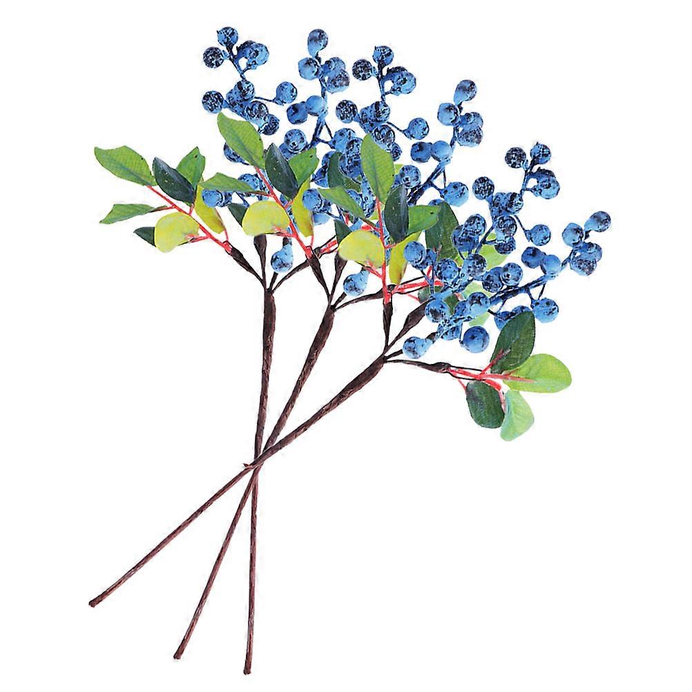 Artificial Berries For Decorative Items A Great Addition To Christmas And Wedding Events 3Pcs