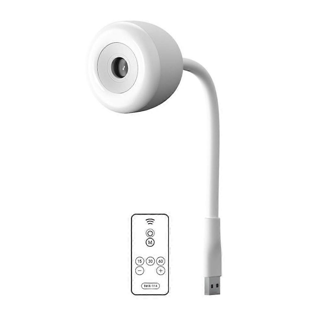 PP-Y02 USB Moon Projector Night Light with Remote Control Flexible Gooseneck 10 Brightness Levels 3 Timer Modes for Bedroom