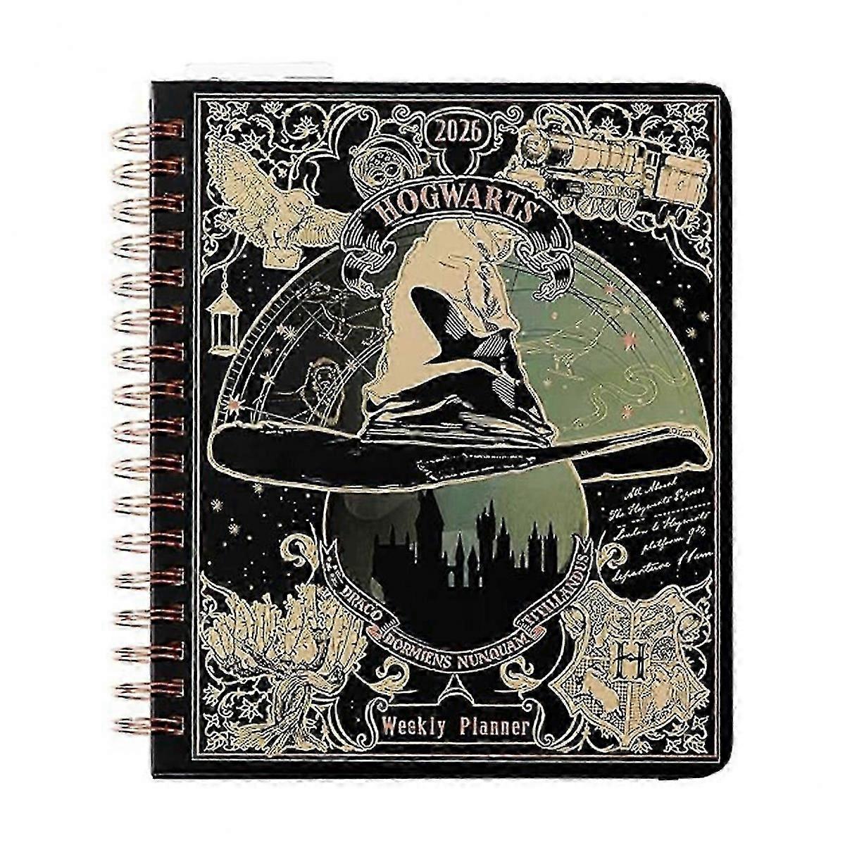 2026 Harry Potter Magic Daily and Weekly Planner Self-management Self-discipline Positive Notebook