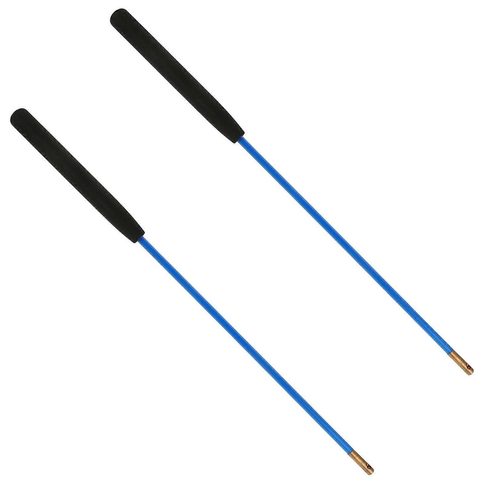 Blue Replacement Diabolo Handstick for Juggling with Anti-Slip Grip 1Pair