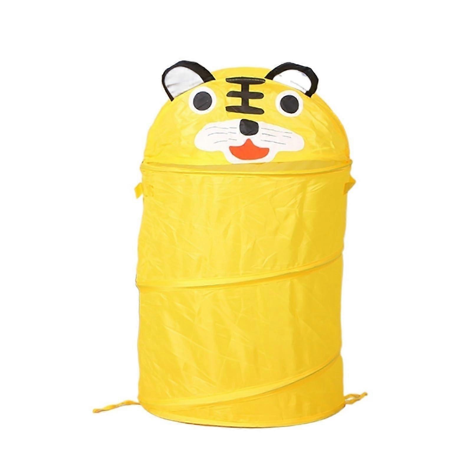 Pop Up Ocean Animal Folding Storage Bucket Fabric Popup Trash Can For Camping 38 X 45 Cm Foldable Laundry Hamper