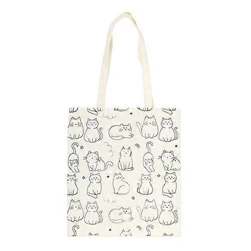 Something Different Cat Polycotton Tote Bag