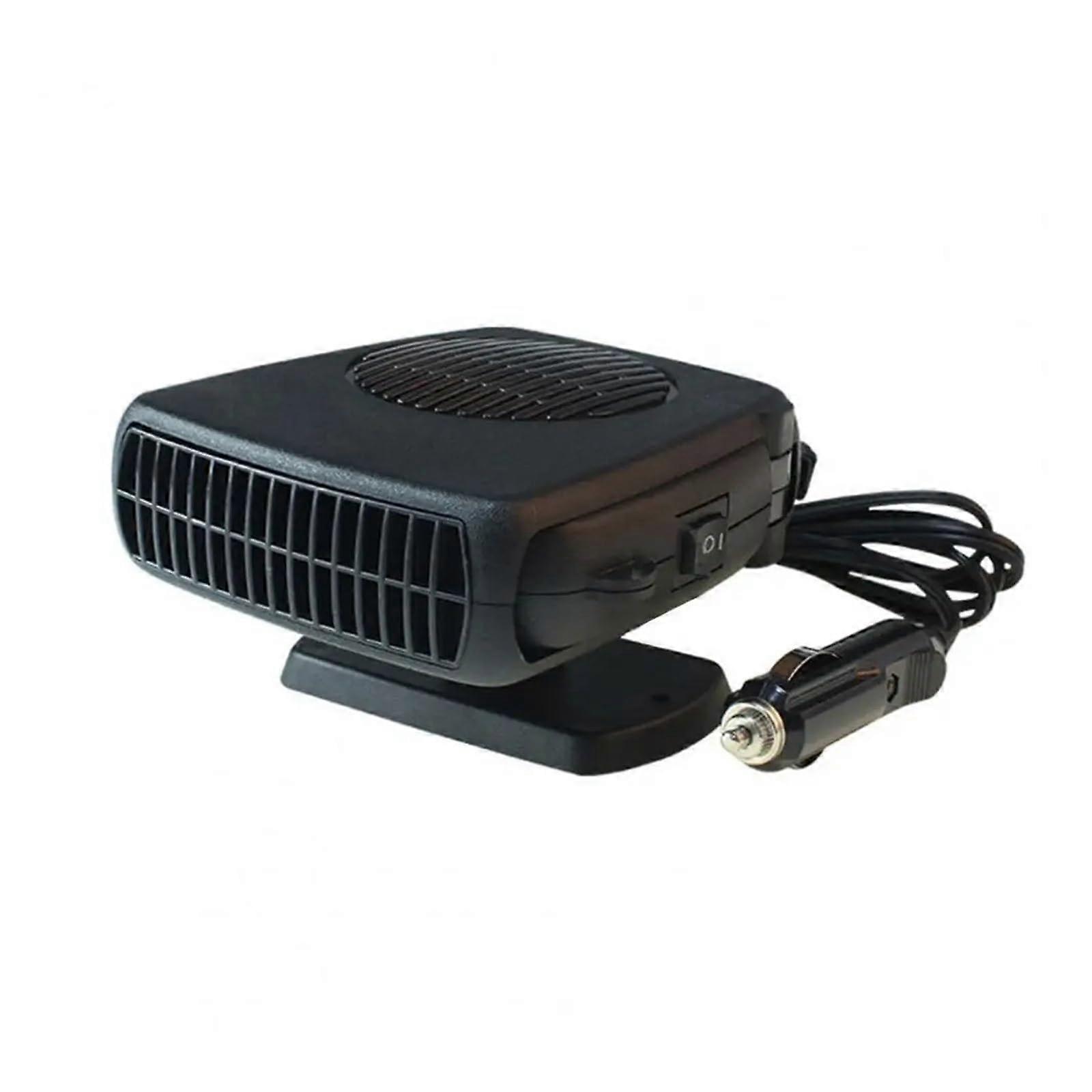 Car Heater and Fan 12V 24V with Fast Defrost Heating 360° Rotating Bracket Compatible with Vehicle