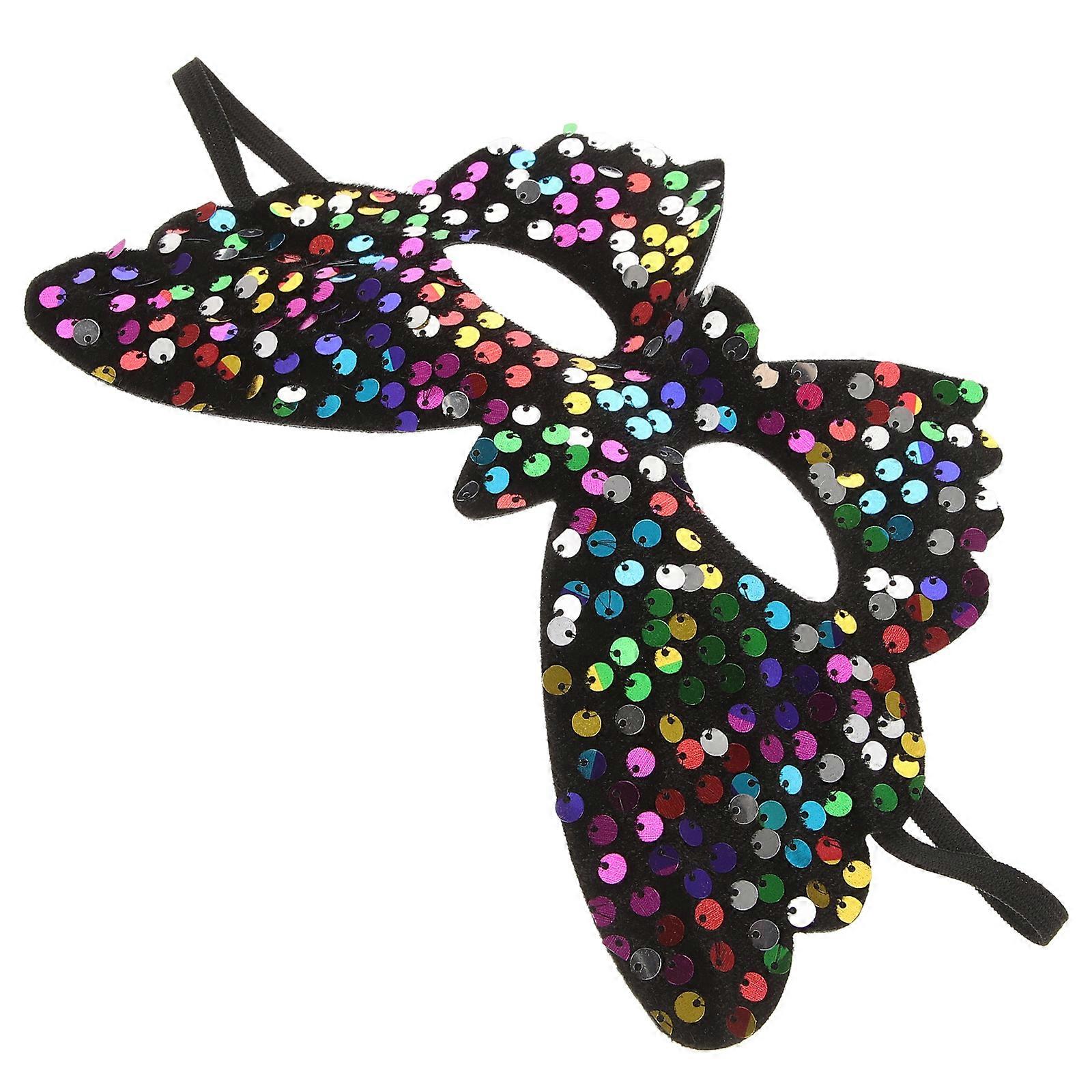 Masquerade Mask Women Butterfly Mask Performance Props Secured Fitting Multi Plastic 1Set