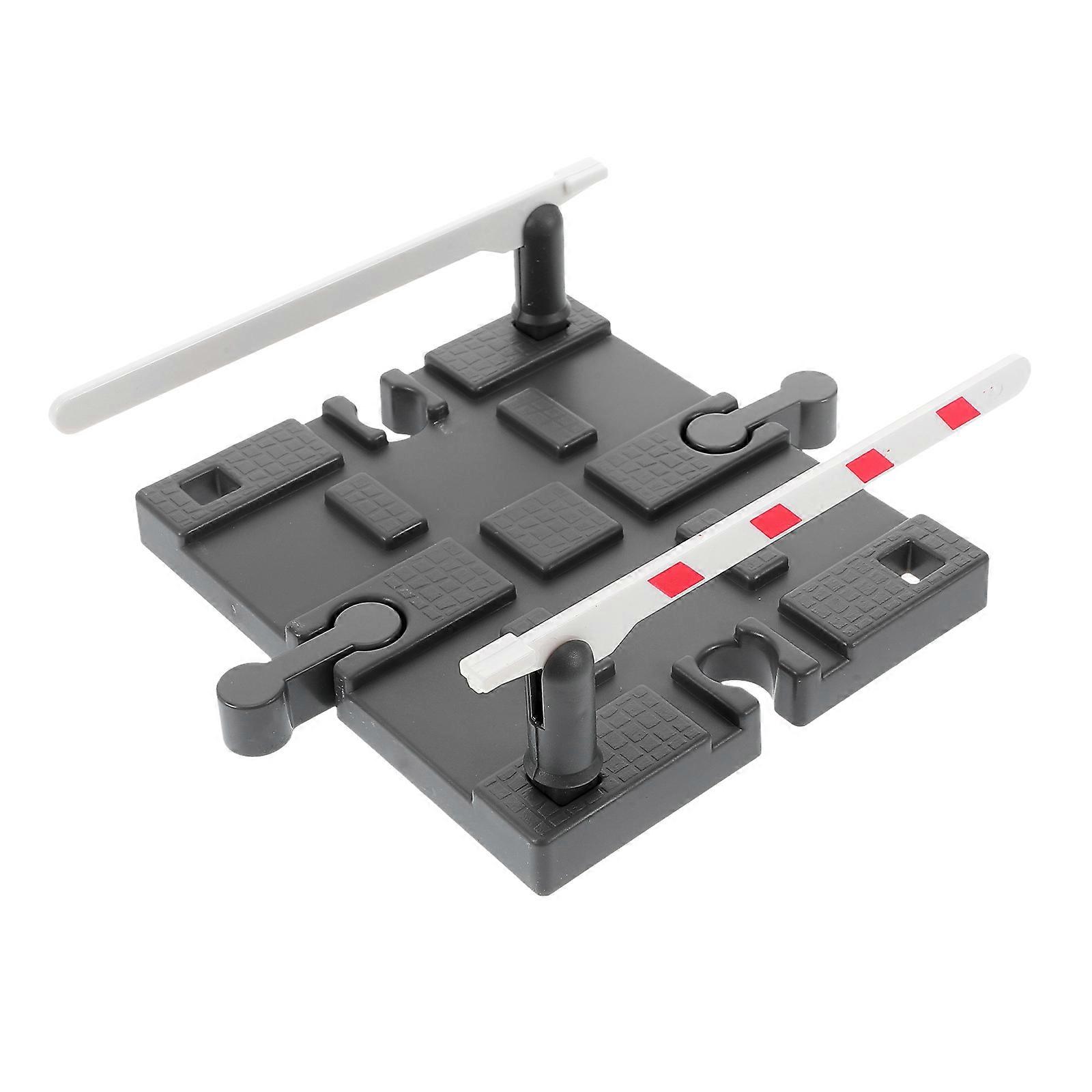 Train Track Prop Simulation Barricade Plaything with 4Pcs for Toy Use
