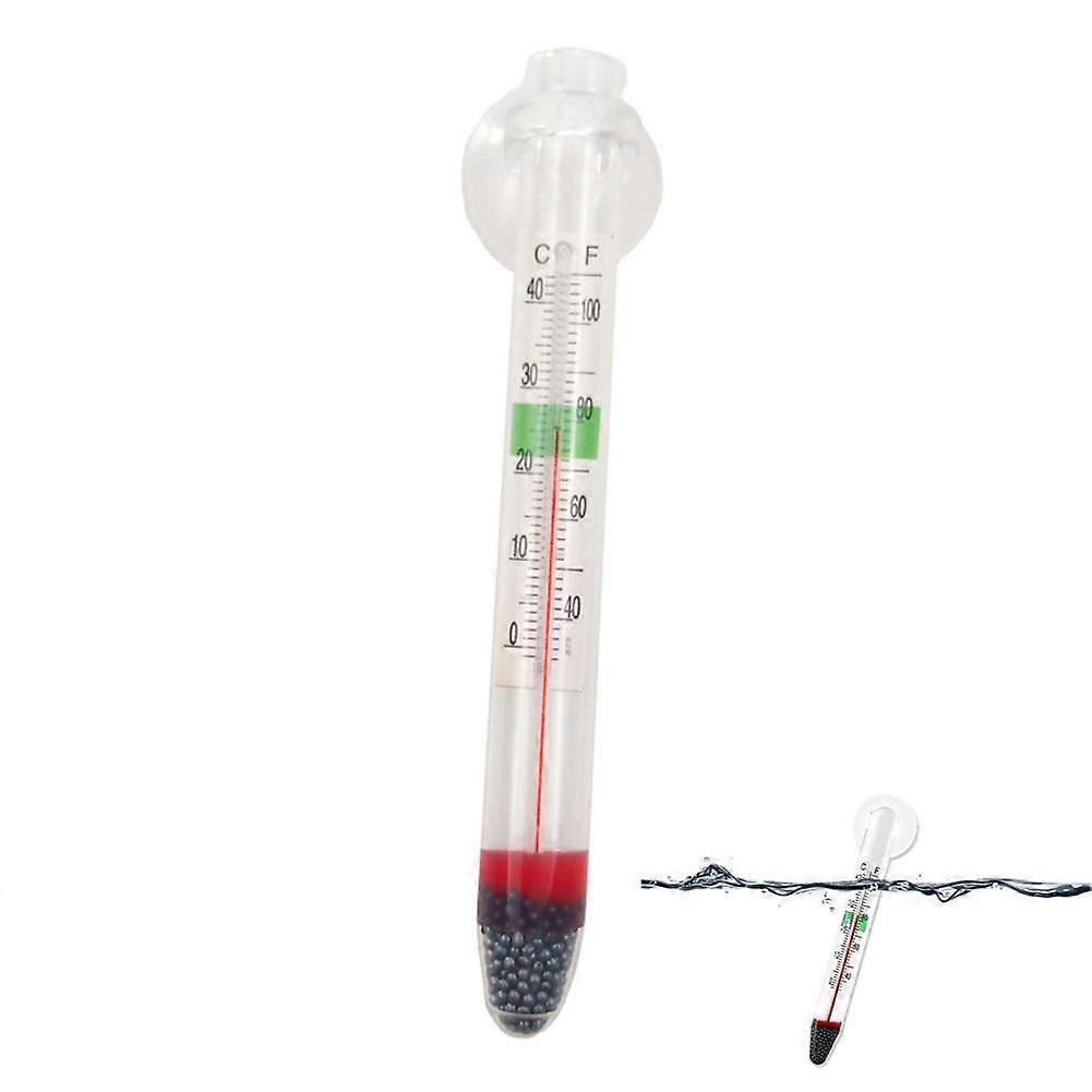 Digital Floating Aquarium Vertical Thermometer with Suction Cup Fish Tank