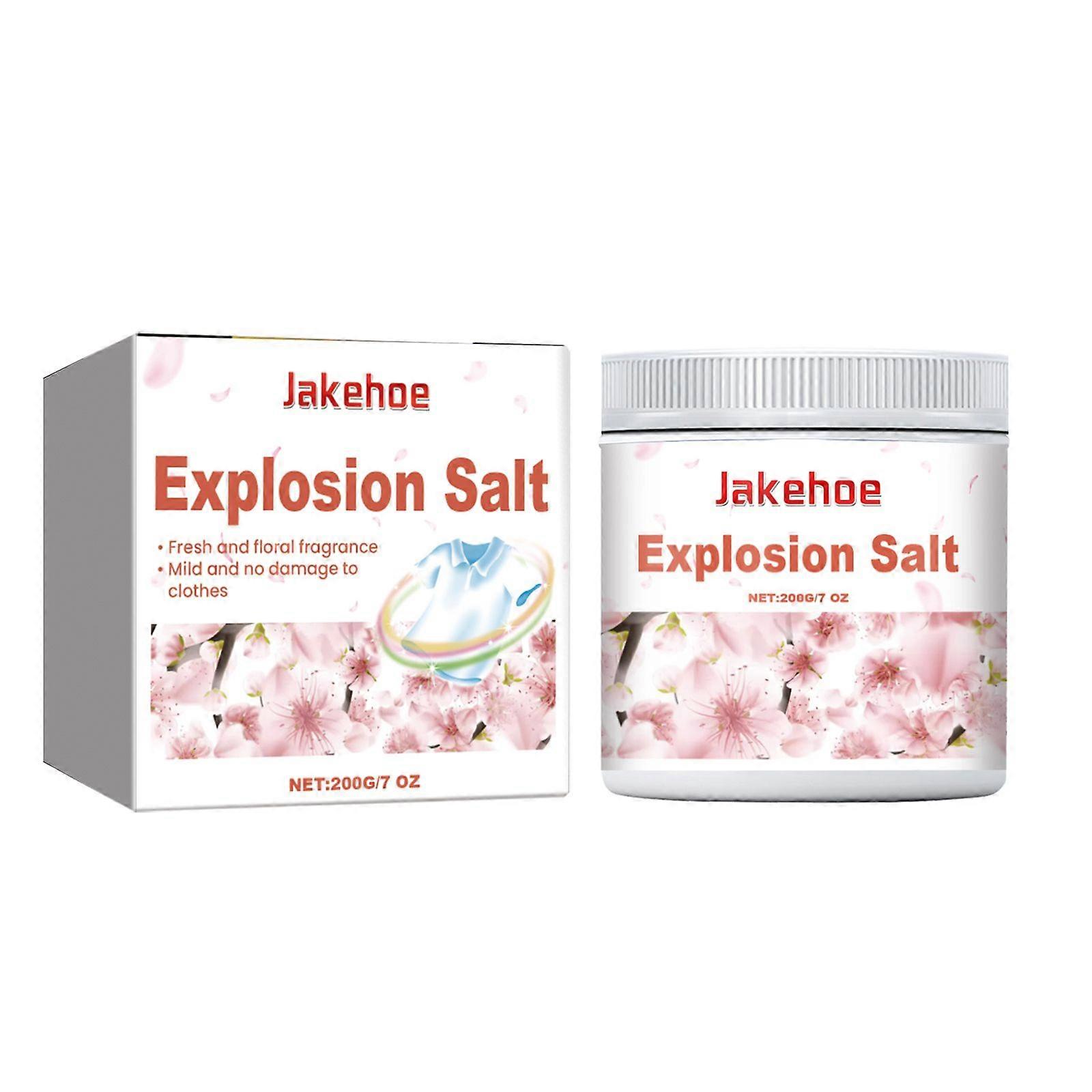 Jakehoe Floral Active Oxygen Laundry With Salt Explosion, Gently Cleans And Removes Stains, Long-Lasting Fragrance, Softness And Protects Clothes
