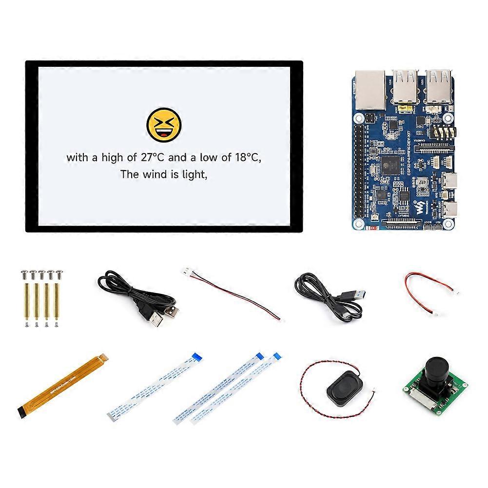 Waveshare ESP32-P4 Development Board with 10.1inch Touchscreen Dual-Core RISC-V Wi-Fi 6/BT5 Support Xiaozhi AI Deepseek