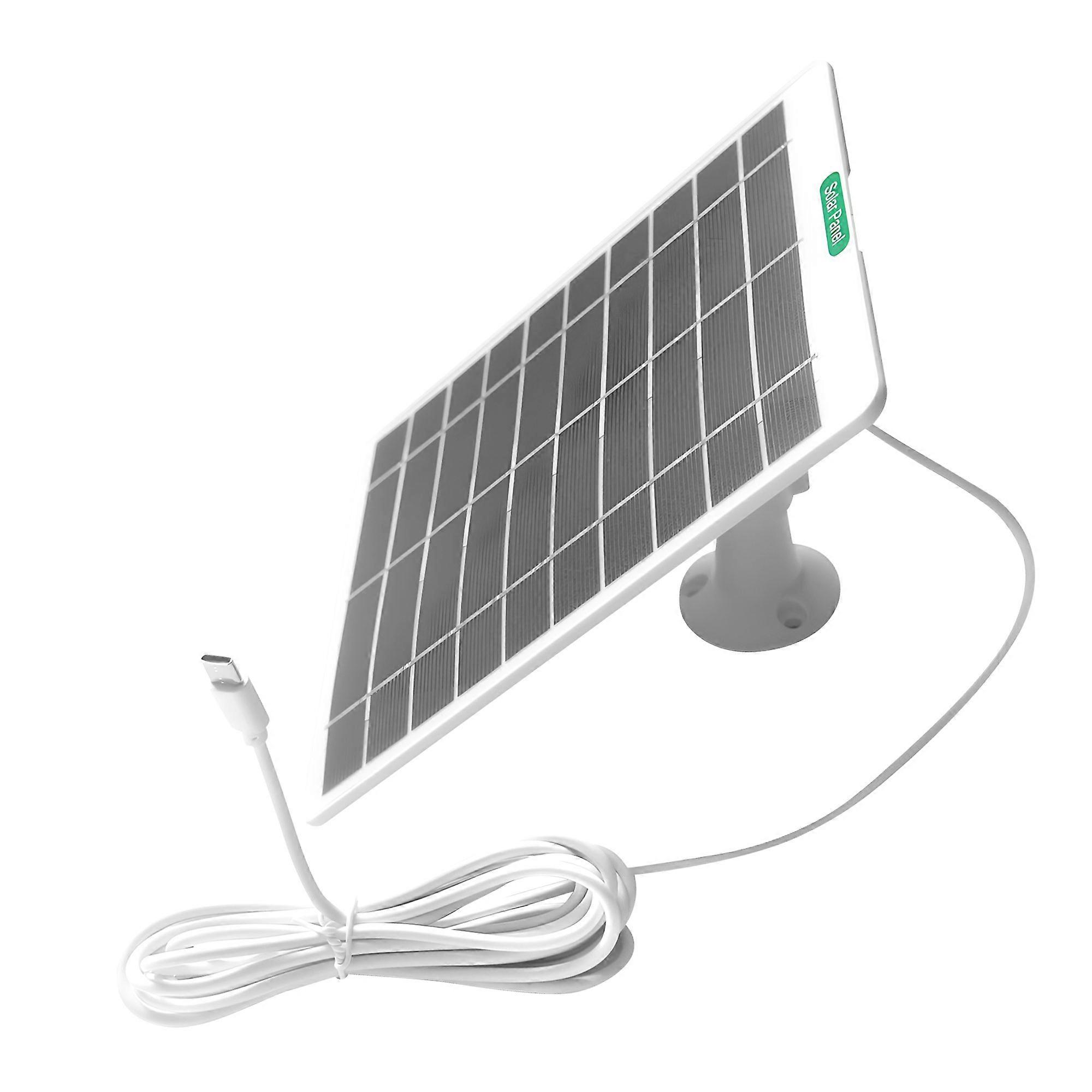 Thin Pliable Solar Device 5W 5V Easy Arrange for Backpacking and Mobile Device Electrical Supply  White