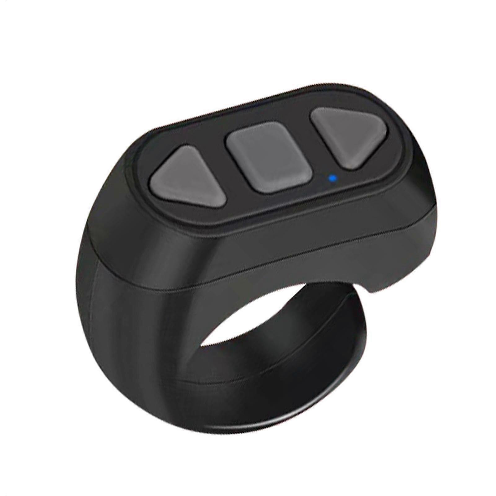 Wireless Page Turner Bluetooth Remote Control Ring for Presentations and Smartphone Scrolling