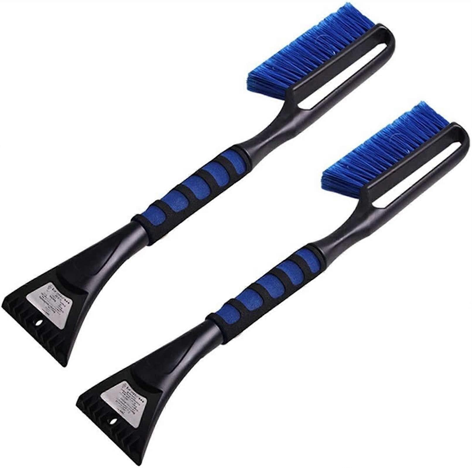 Extendable Car Snow Brush with Ice Scraper, Long Handle, Scratch Winter Snow Removal