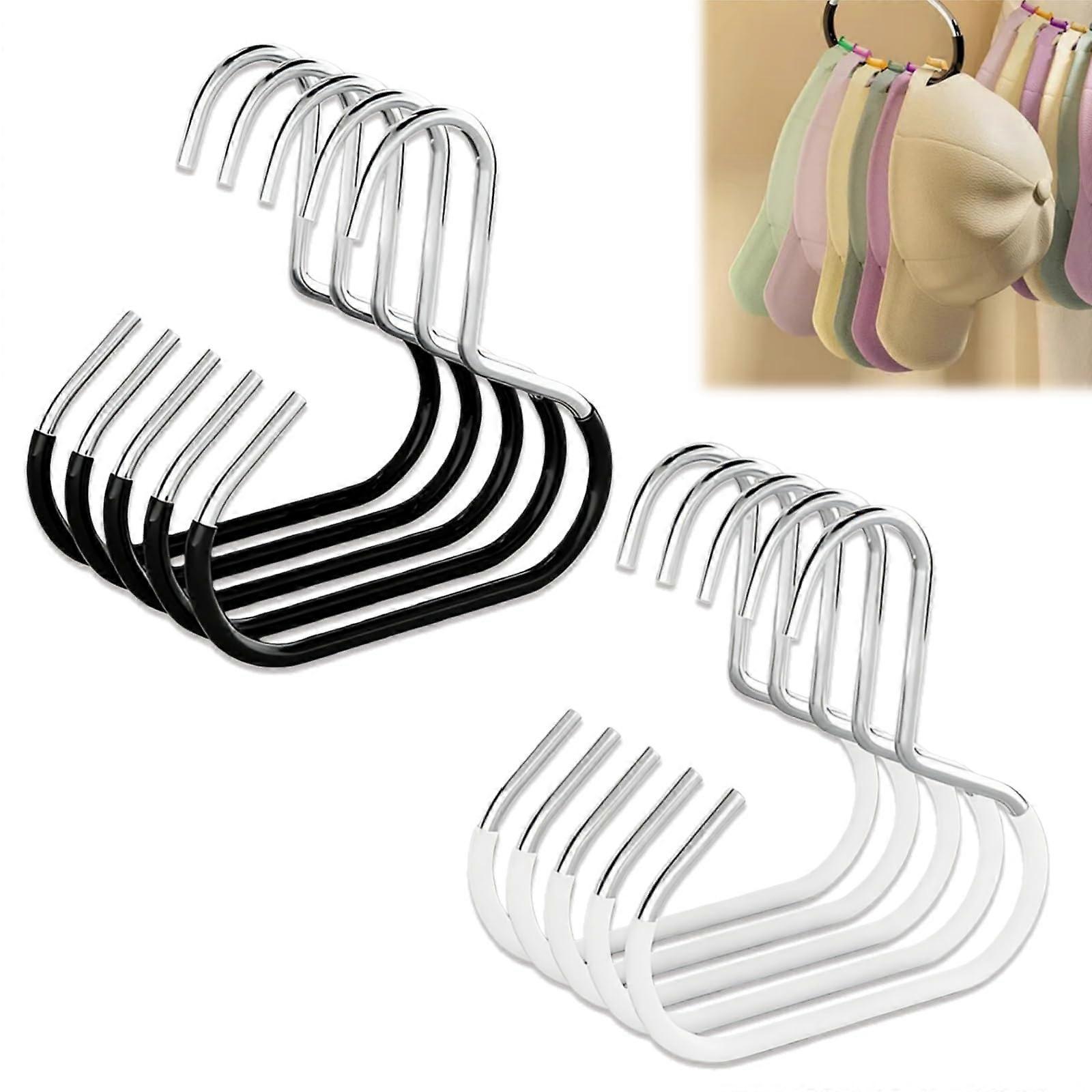 Hat Hangers Closet Organizer RustResistant Steel SpaceSaving Multipurpose Accessory Storage 10pcs