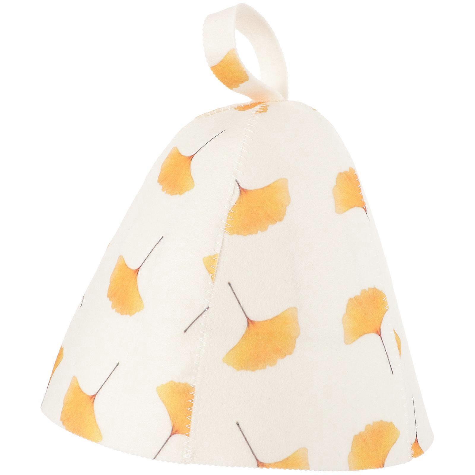 Breathable Felt Sauna Hats For General Consumers Insulation And Absorbency 4Pcs