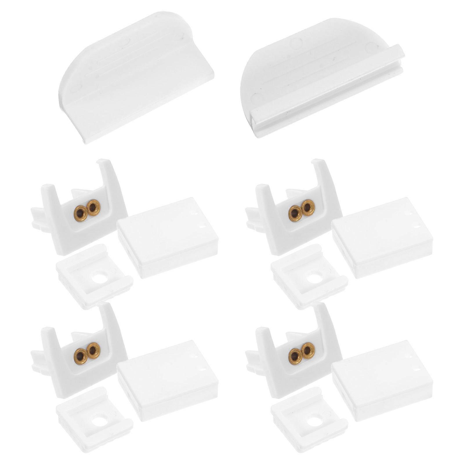 Ceiling Curtain Bracket Folding Mount Telescopic Support 1Set for Blinds