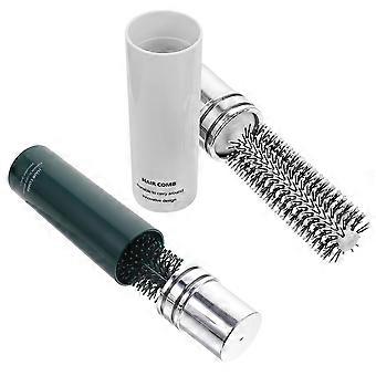 Portable Curling Comb Hair Brush for Blow Drying 2Pcs Travel Hair Care Set