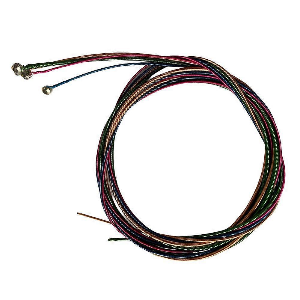 4 String Electric Bass String Set Guitar Bass Strings Colorful Guitar Strings Replacement