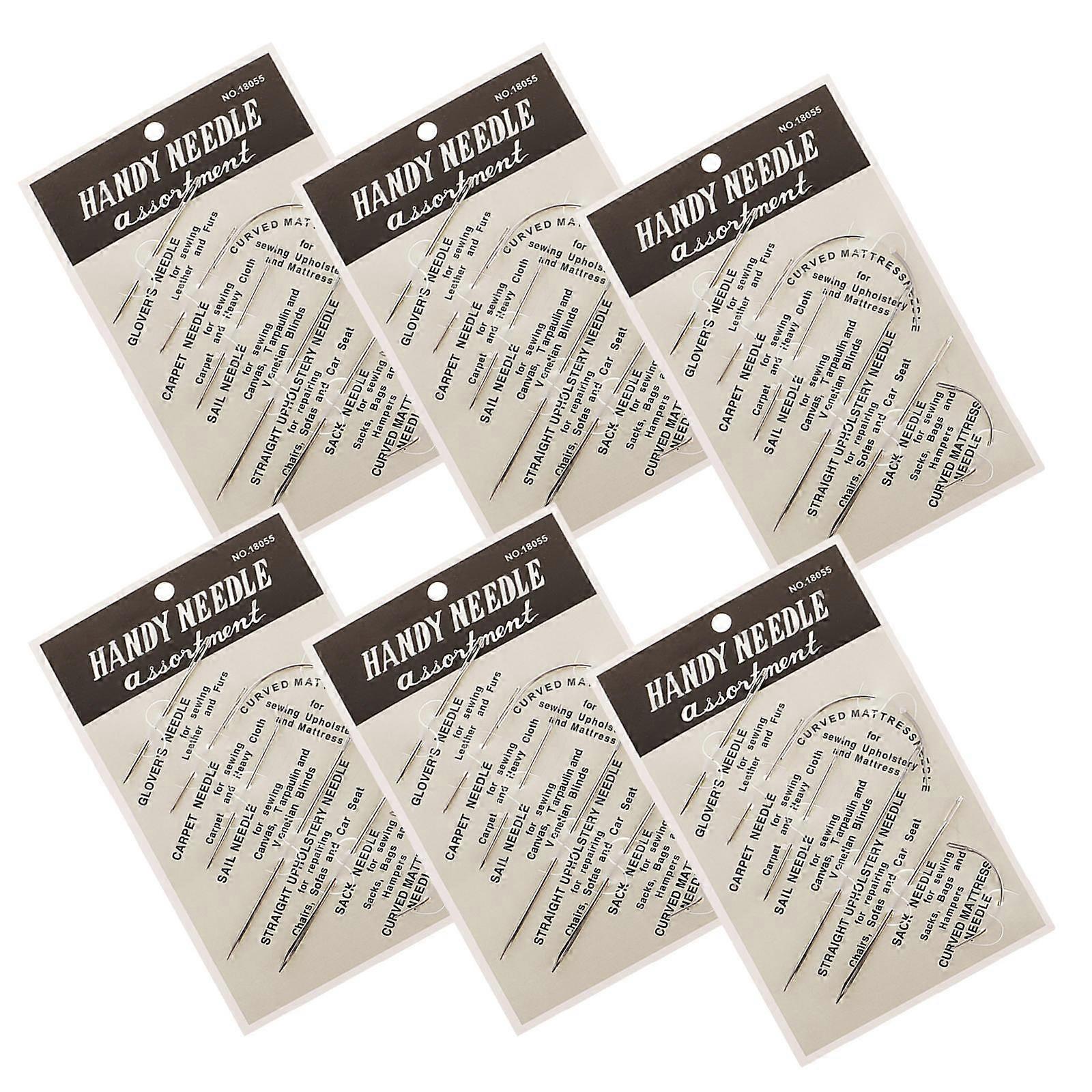 Curved Needle Hand Sewing Needle for Crafting Projects 42Pcs Set