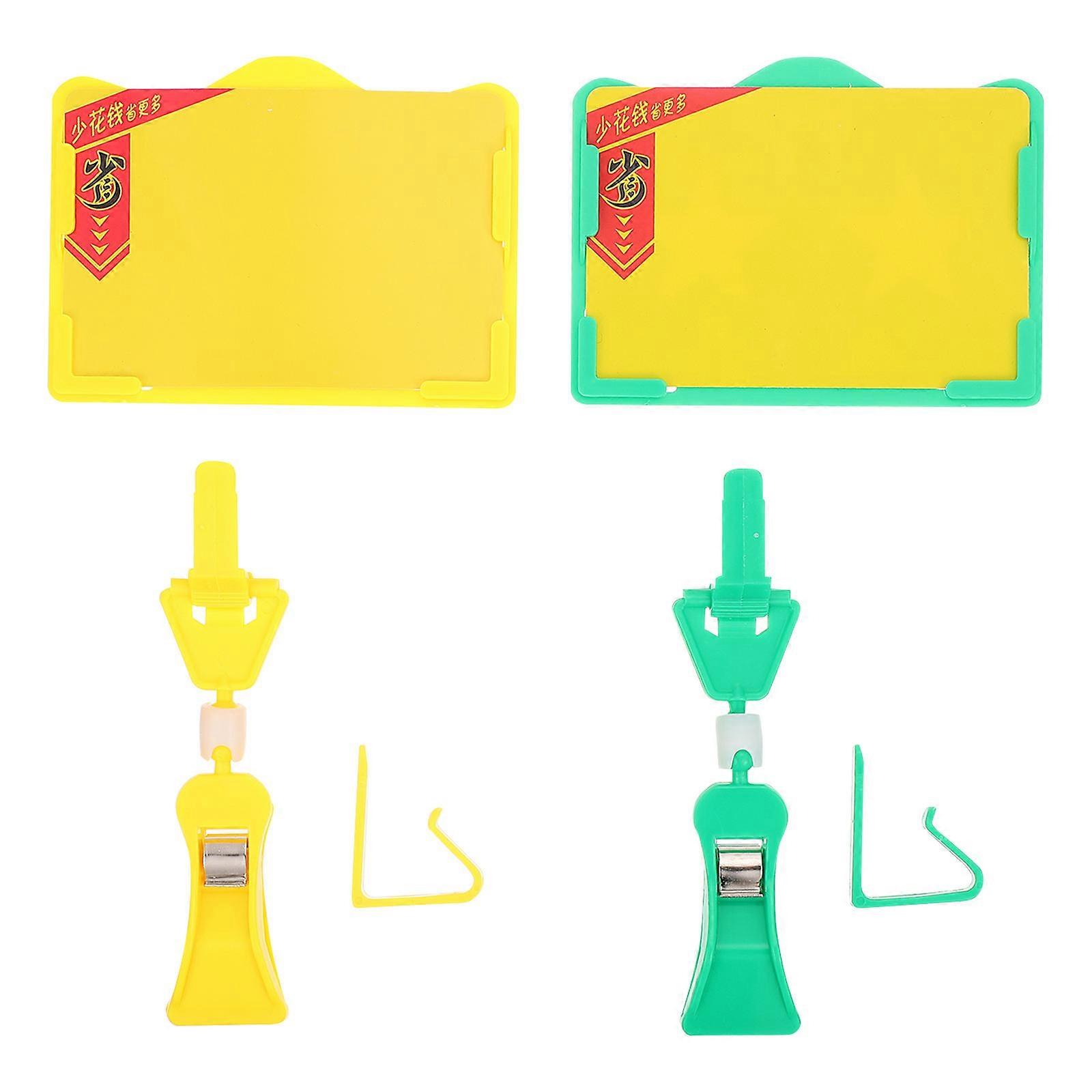Advertising Sign Holder for Displaying 10Pcs Assorted Color Clips