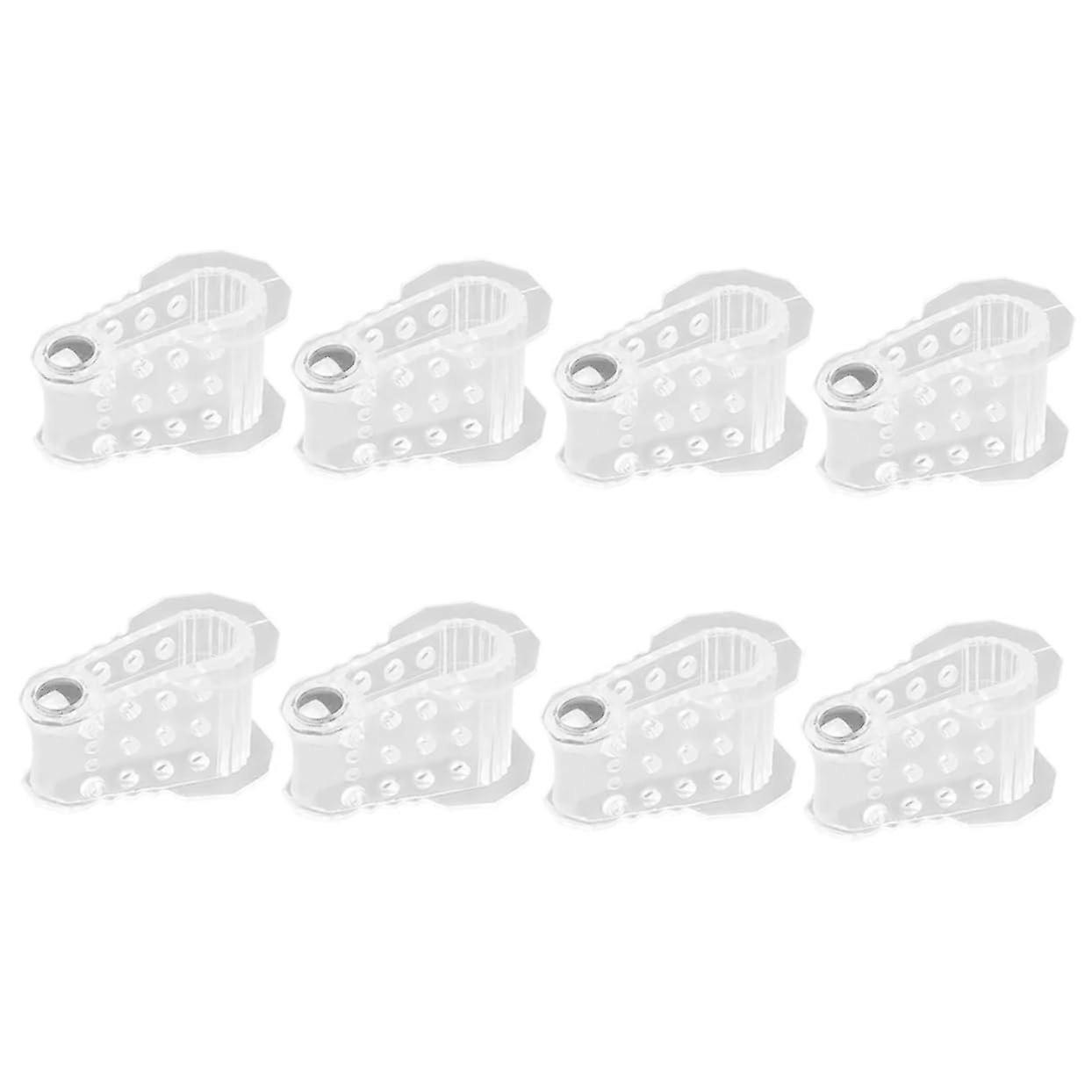 Toe Separators 4 Pairs Soft Gel Bunion Corrector for Overlapping Toes and Foot Alignment
