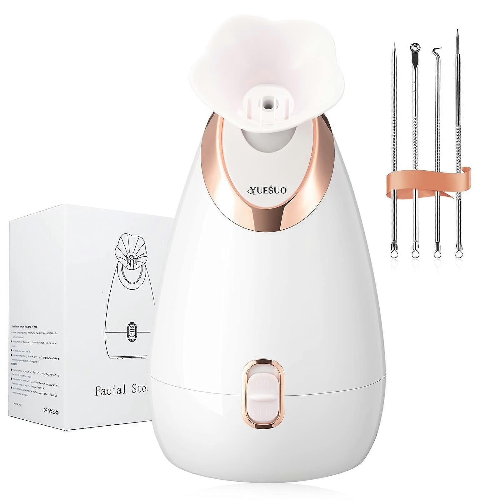 Nano Ionic Facial Steamer with Aromatherapy for Deep Hydration, Pore Cleansing and Sinus Relief