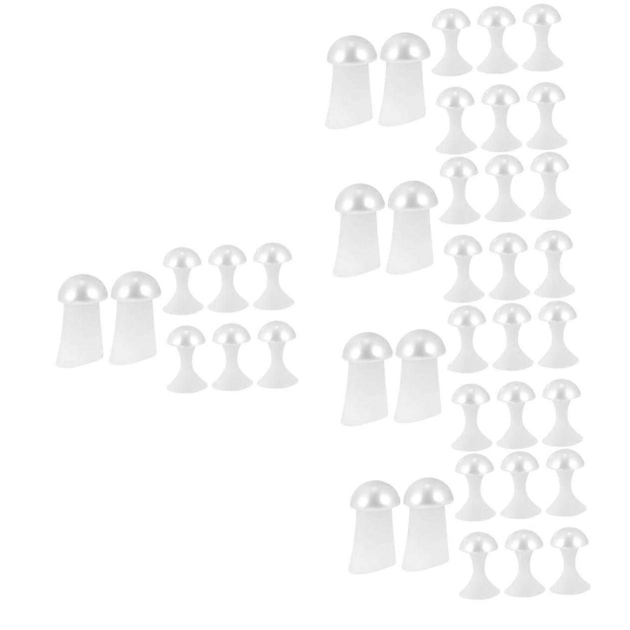 40pcs Silicone Toe Separators for Pedicure, Soft Spacers for Nail Polish Application, Comfortable Fit