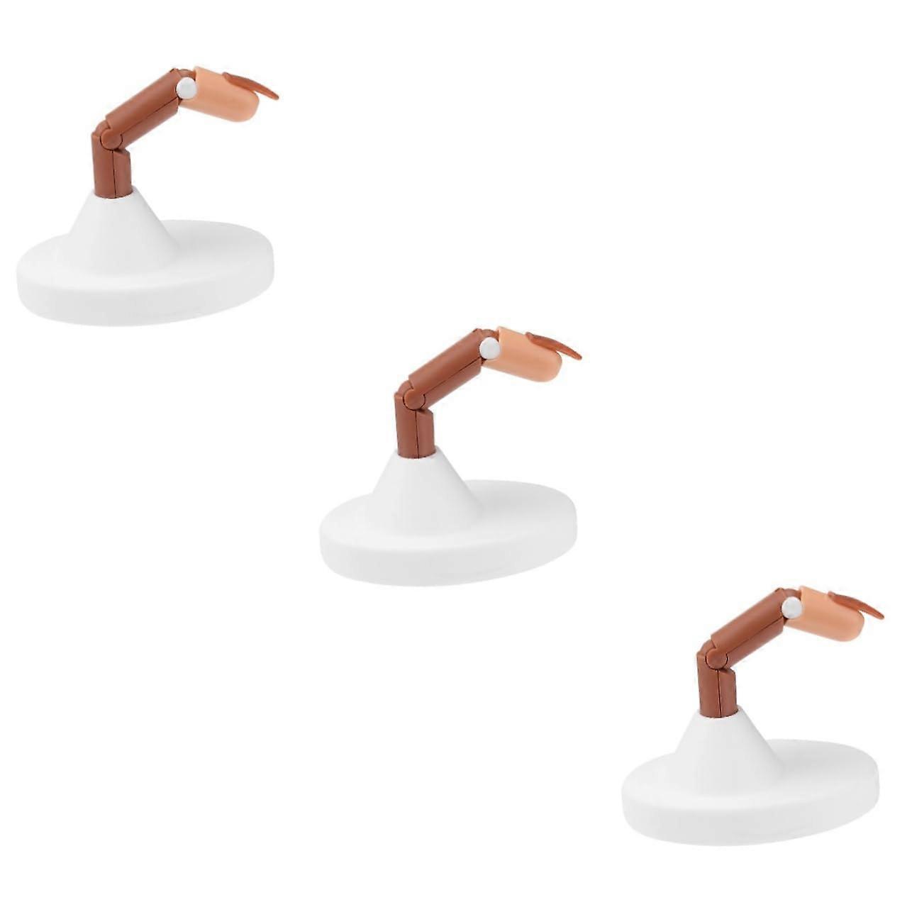 Nail Art Practice Fingers Set with Base, Realistic Manicure Training Finger Model, Reusable ABS