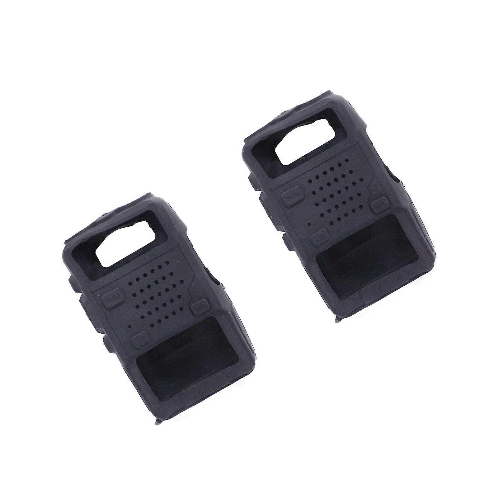 Not Slip Soft Silicone Cover Full Functionality Access Easy Installation Protective Sleeve Suitable for BF-UV5R Devices Multicolor